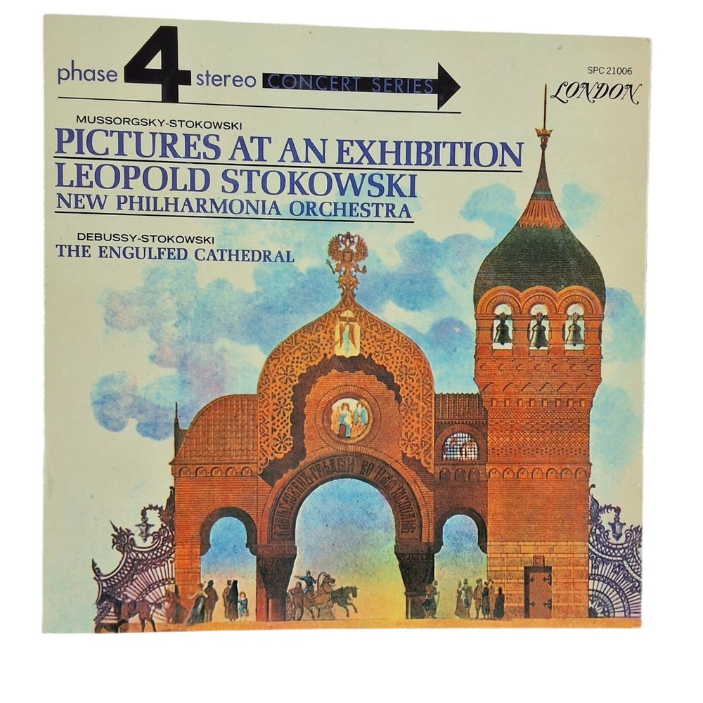 Leopold Stokowski Pictures at an Exhibition London Phase 4 Stereo LP SPC 21006